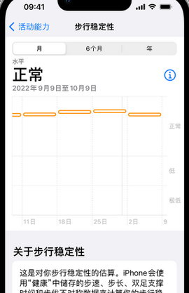 淮上iPhone手机维修如何在iPhone开启'步行稳定性通知'