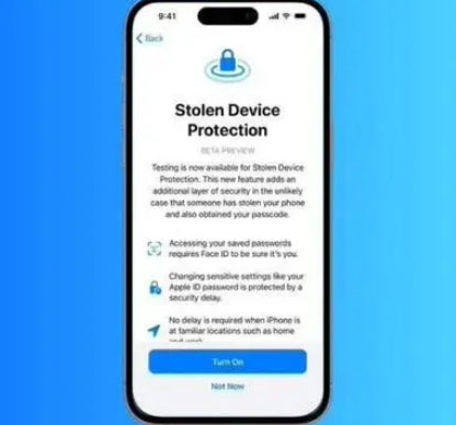 淮上苹果授权维修店分享被盗设备保护功能开启方法 