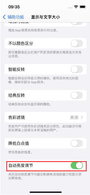 淮上苹果15维修店分享iPhone 15 Pro系列屏幕亮度 