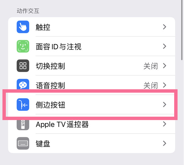 淮上苹果14维修店分享iPhone14 Plus侧键双击下载功能关闭方法 