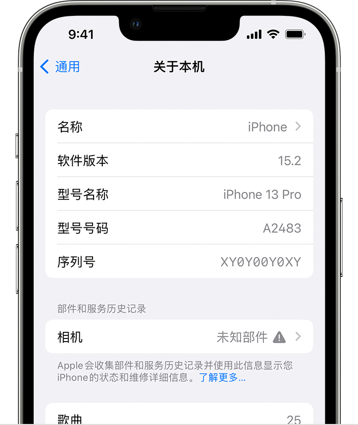 淮上苹果维修分享iPhone 出现提示相机“未知部件”是什么原因？ 